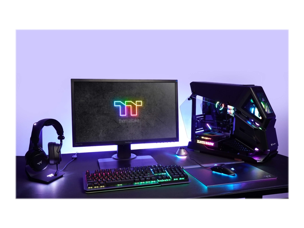 Thermaltake AH T200 -micro-ATX-kotelo ikkunalla, musta