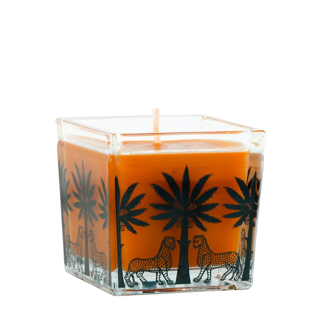 Ortigia Black Amber Square kynttilä 170 g
