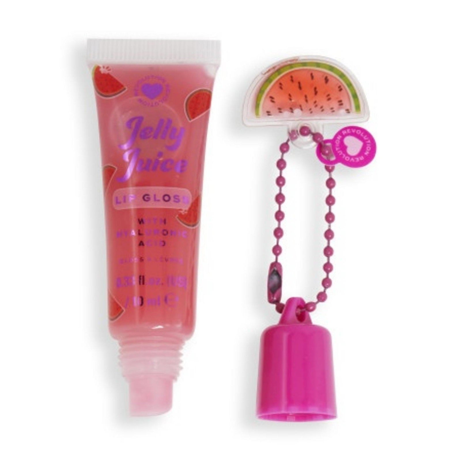 I Heart Revolution Hyytelö Juice Watermelon Color huulikiilto 10 ml