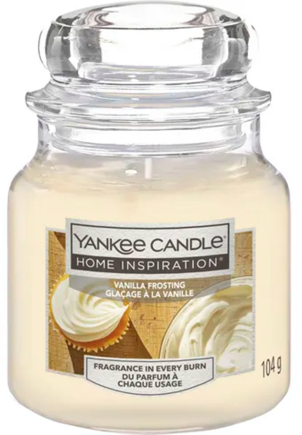 Yankee Candle Kotiinspiraatio Vaniljakuorrutteella tuoksuva kynttilä 104.0 g