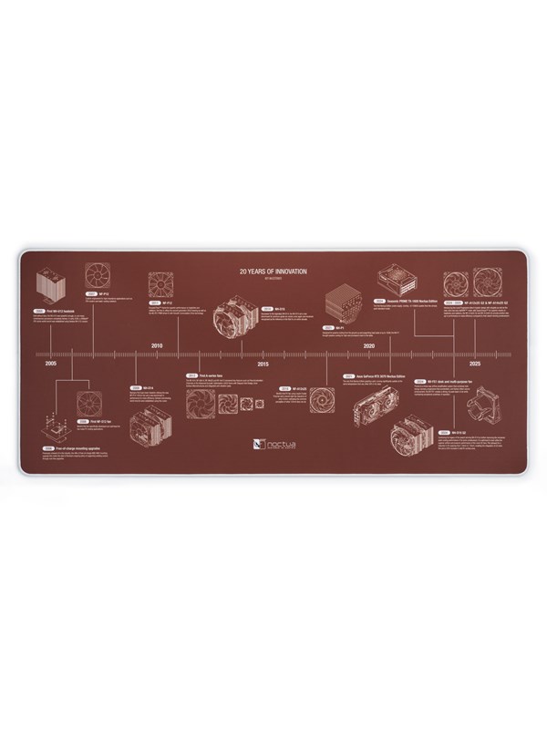 Noctua NP-DM3 20-Year Anniversary -pelihiirimatto, 900x400 mm, monivärinen