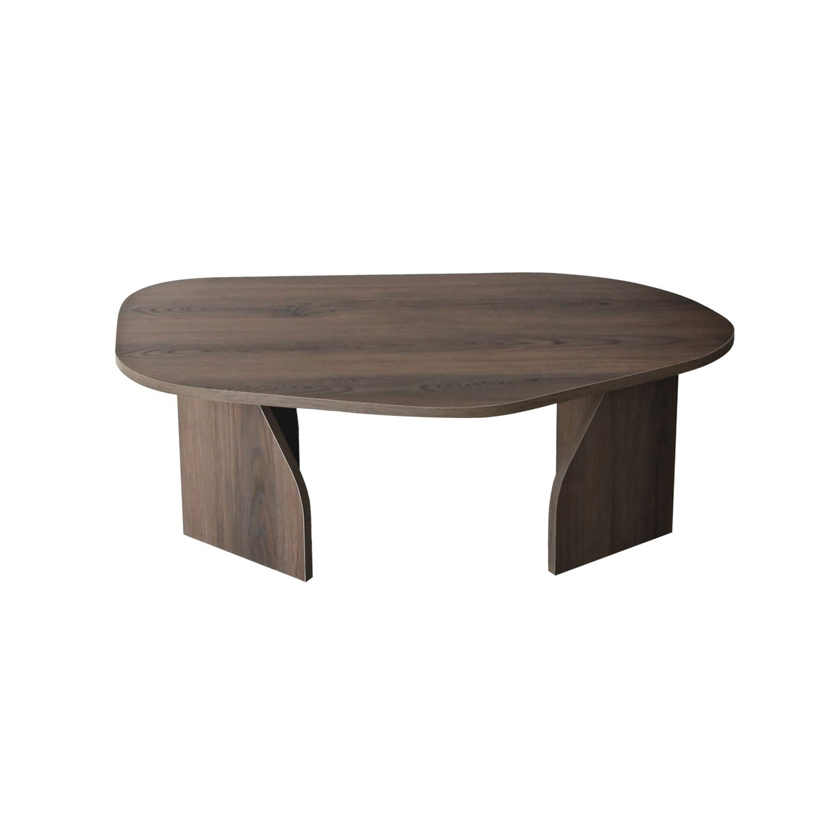 Norda Design Moderni pähkinänvärinen sohvapöytä, 100 cm x 60 cm x 35 cm | 100 % melamiinipinnoite, 18 mm paksuus | Tyylikäs ja kestävä
