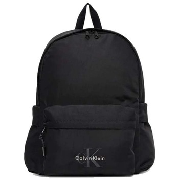 Calvin Klein Reppu 'Monologo Embroidery Dome' harmaa / musta / valkoinen