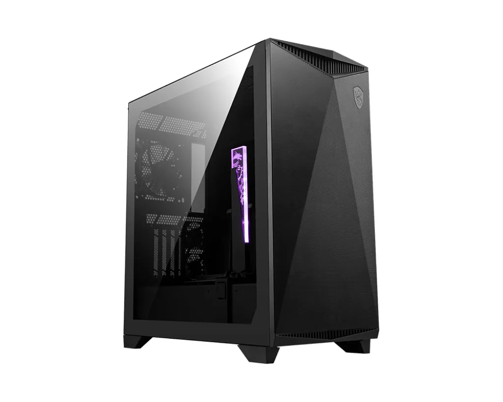 MSI MPG GUNGNIR 300P AIRFLOW, Midi Tower, PC, Musta, ATX, EATX, ITX, mikro ATX, Pelaaminen, Multi