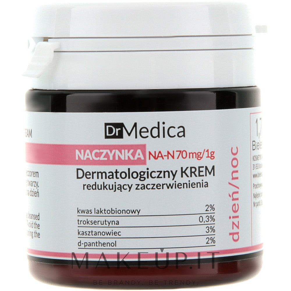 Bielenda Dr Medica Capillaries punoitusta ja laajentumista estävä voide 50 ml