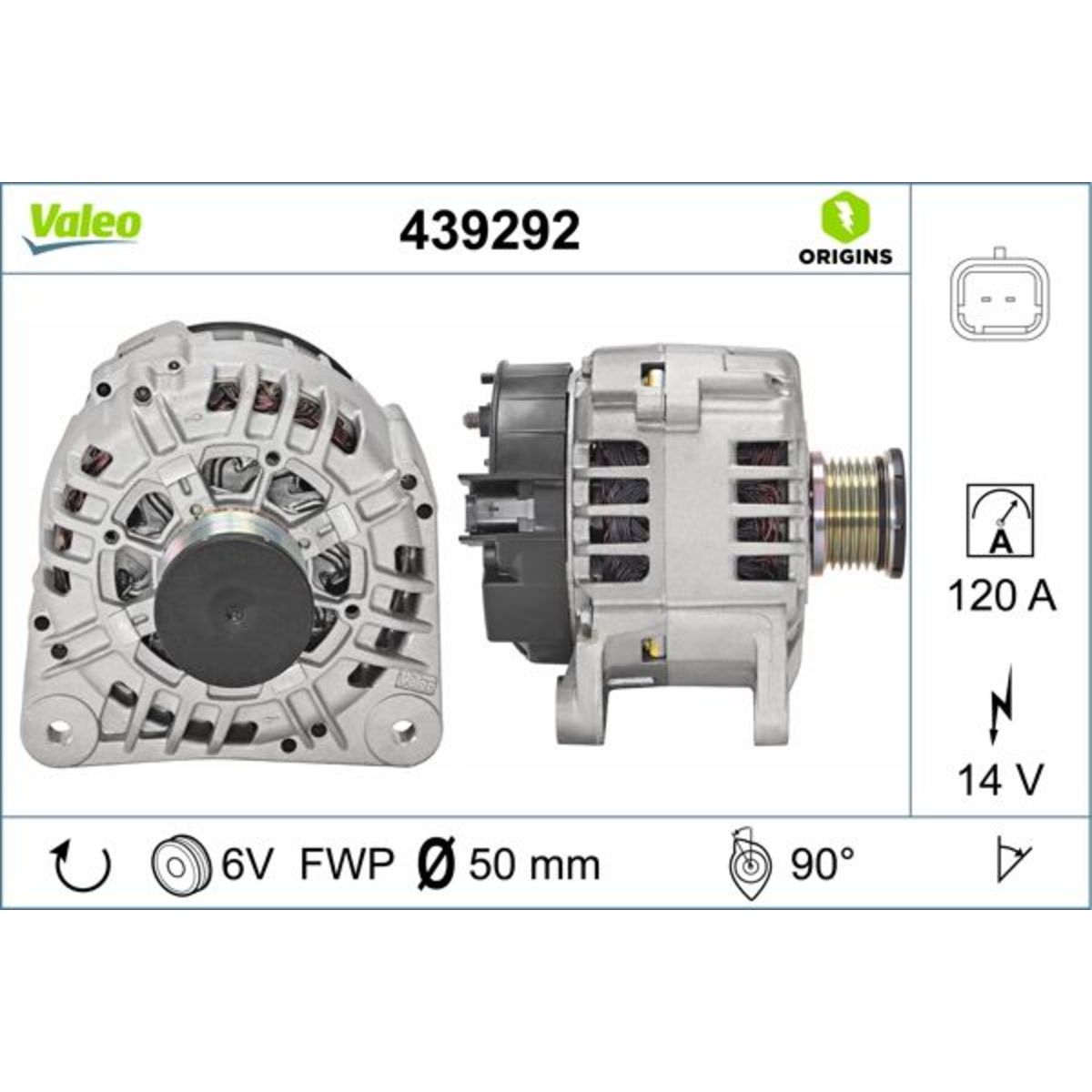Laturi VALEO 439292