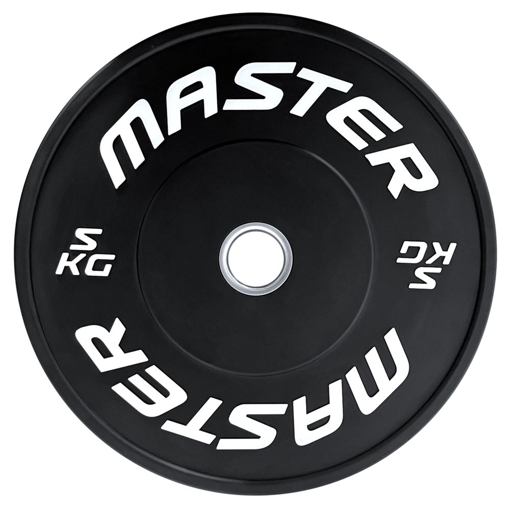 Master Fitness Bumperplate, Viktskivor bumper - 5 kg