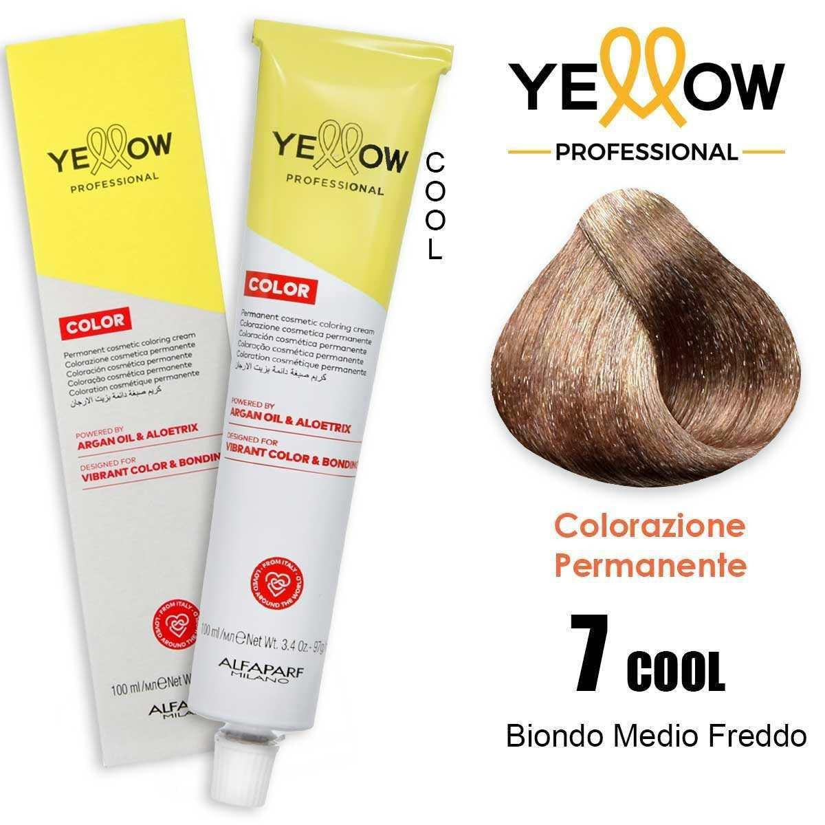 Alfaparf Yellow Color Permanente 7 Kylmä 100Ml