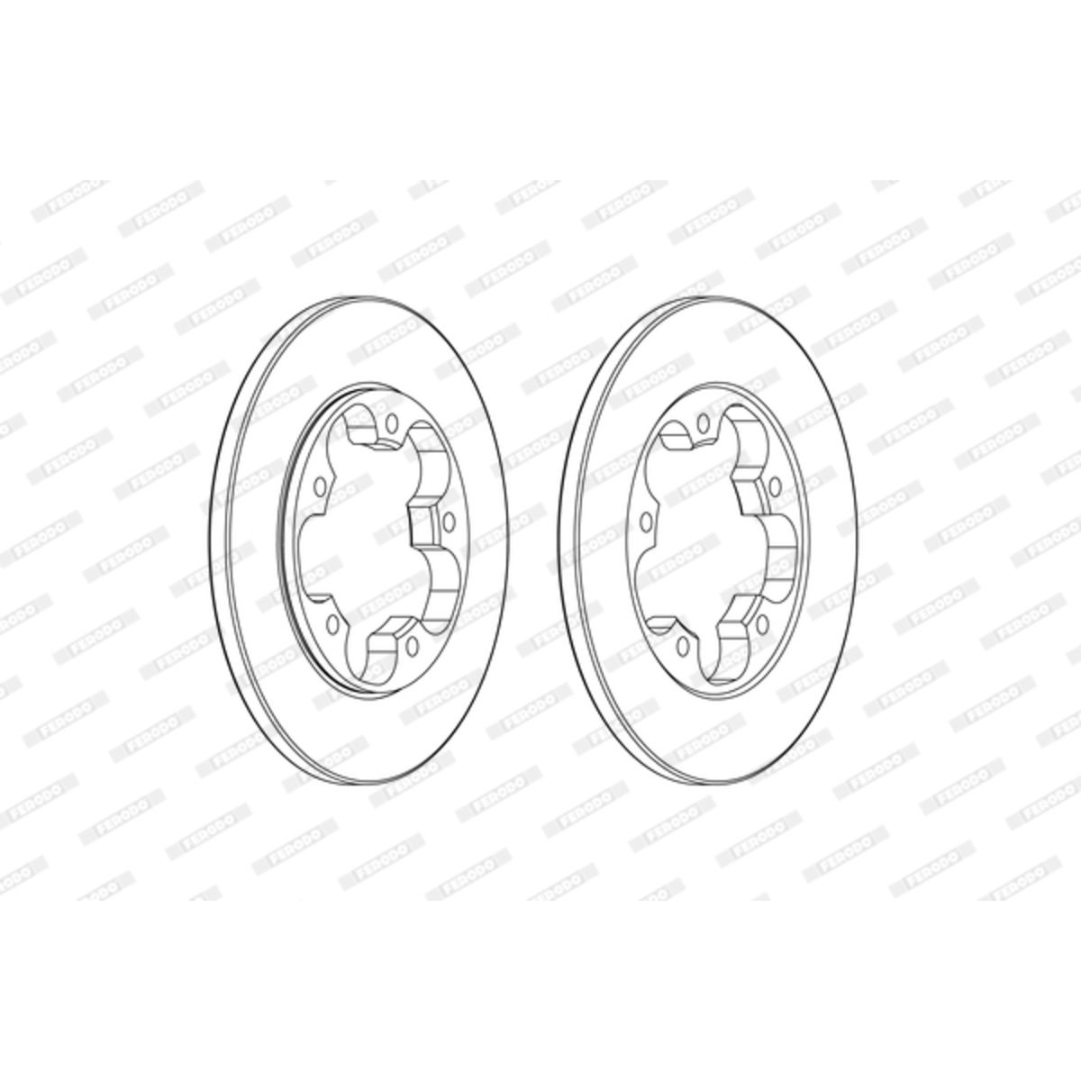 Jarrulevy FERODO DDF2484C