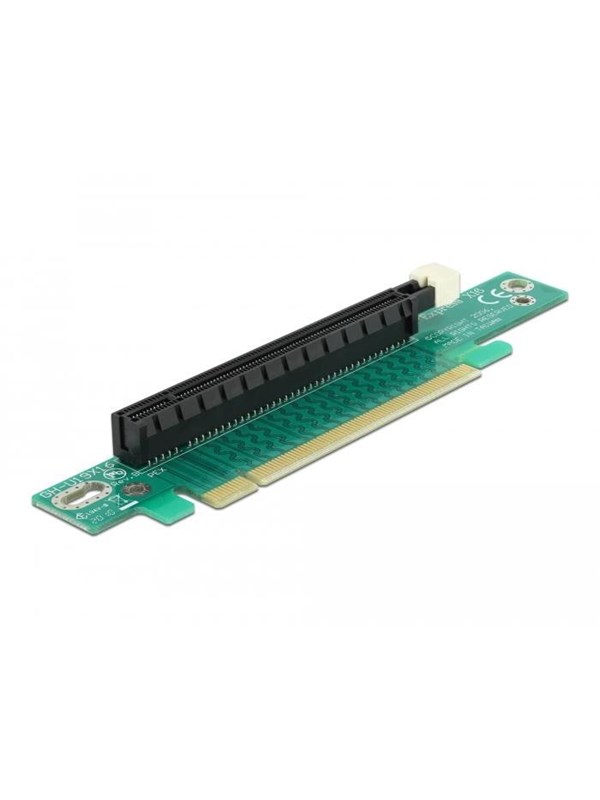 Delock Riser-kortti PCI Express x16 90° vasemmalle - Udvidelseskort - Udvidelseskort