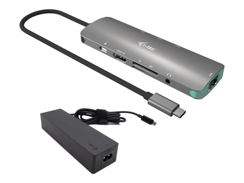 i-Tec Nano Dock - Telakointiasema - USB-C / USB4 / Thunderbolt 3 / Thunderbolt 4 - HDMI - 1GbE - 100 Watt - Europa