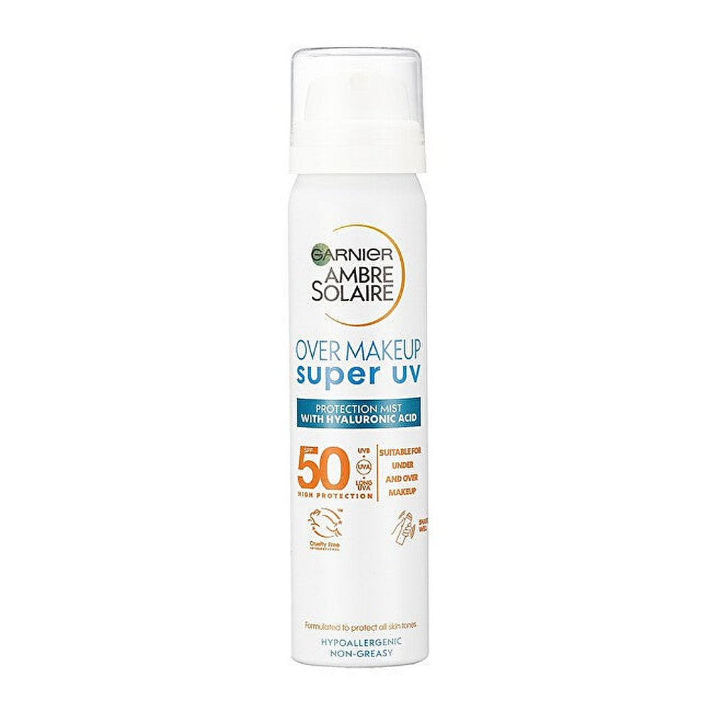 Garnier Suojaava kasvosuihke SPF 50 Ambre Solaire Super UV 75 ml