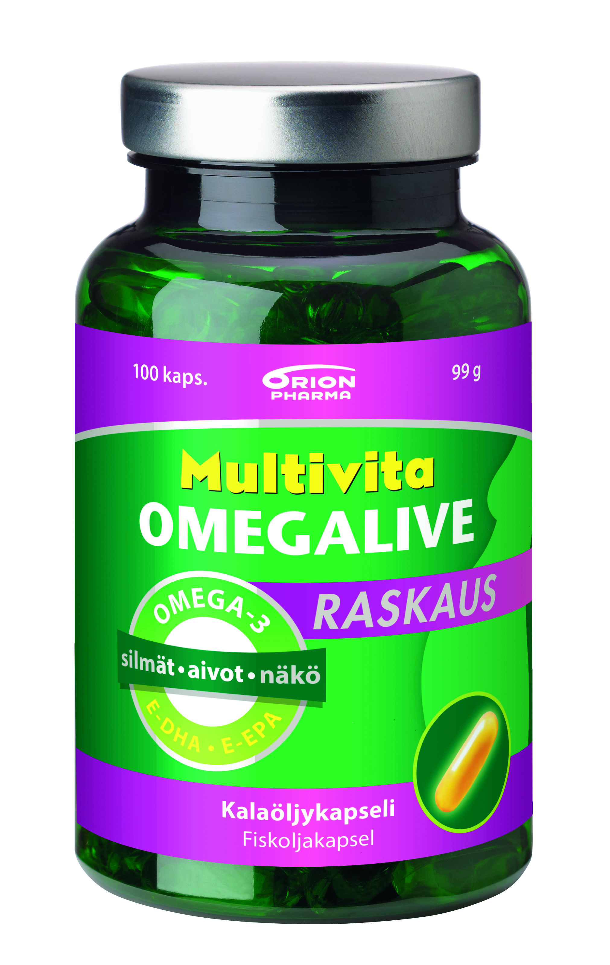 Multivita Omegalive Raskaus&imetys 100 kaps