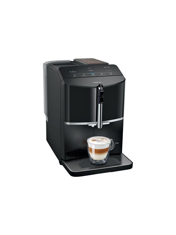 Siemens EQ.300 TF301E19 - automatic coffee machine with milk frother - 15 bar - piano black