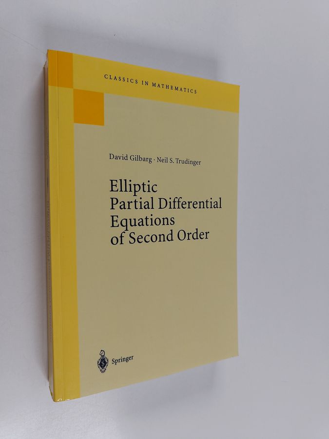 Elliptic Partial Differential Equations of Second Order