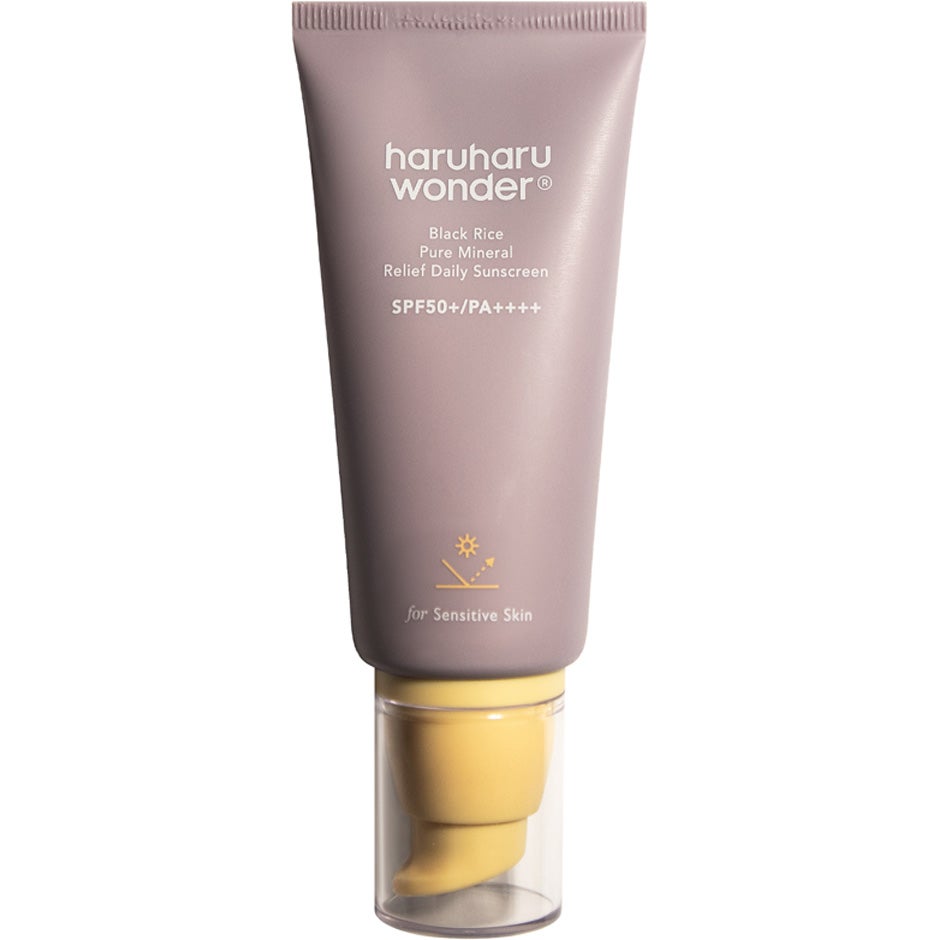 Haruharu Wonder Black Rice Pure Mineral Relief Daily Sunscreen 50ml - For All Skin Types Including Sensitive Skin