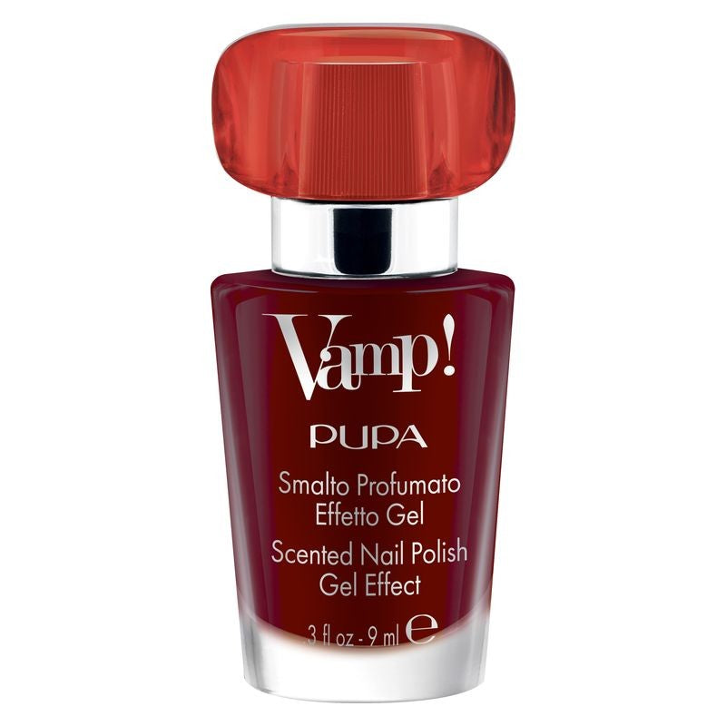 Pupa Vamp Gel Effect hajustettu kynsilakka 205 - Red (9 ml)
