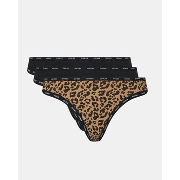 GUESS Stringit nude / musta / valkoinen