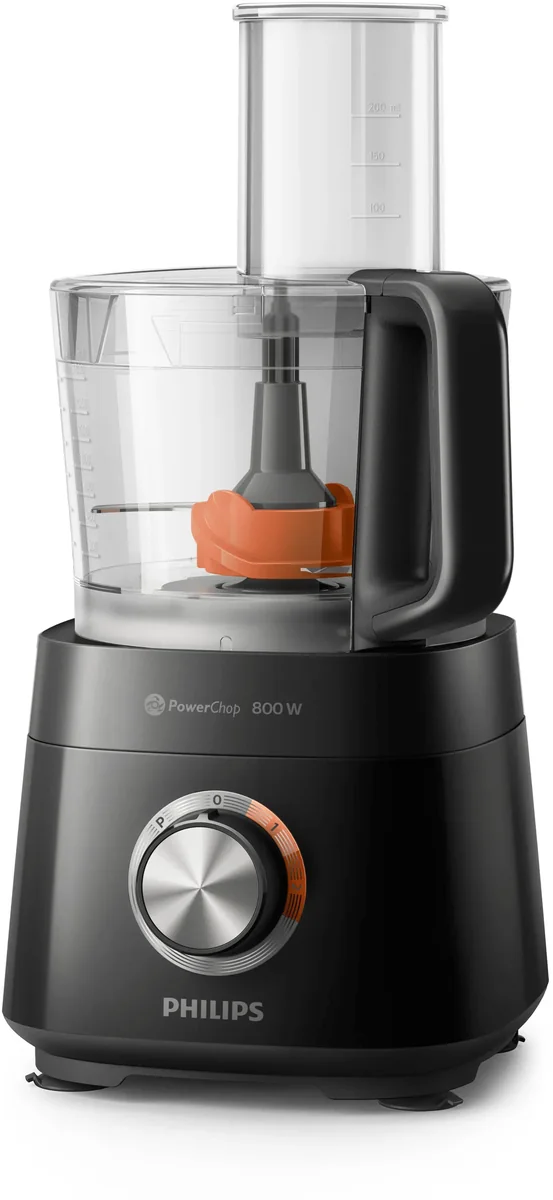 Philips Viva Collection HR7510/10 -monitoimikone, musta, 800 W, 2,1 L