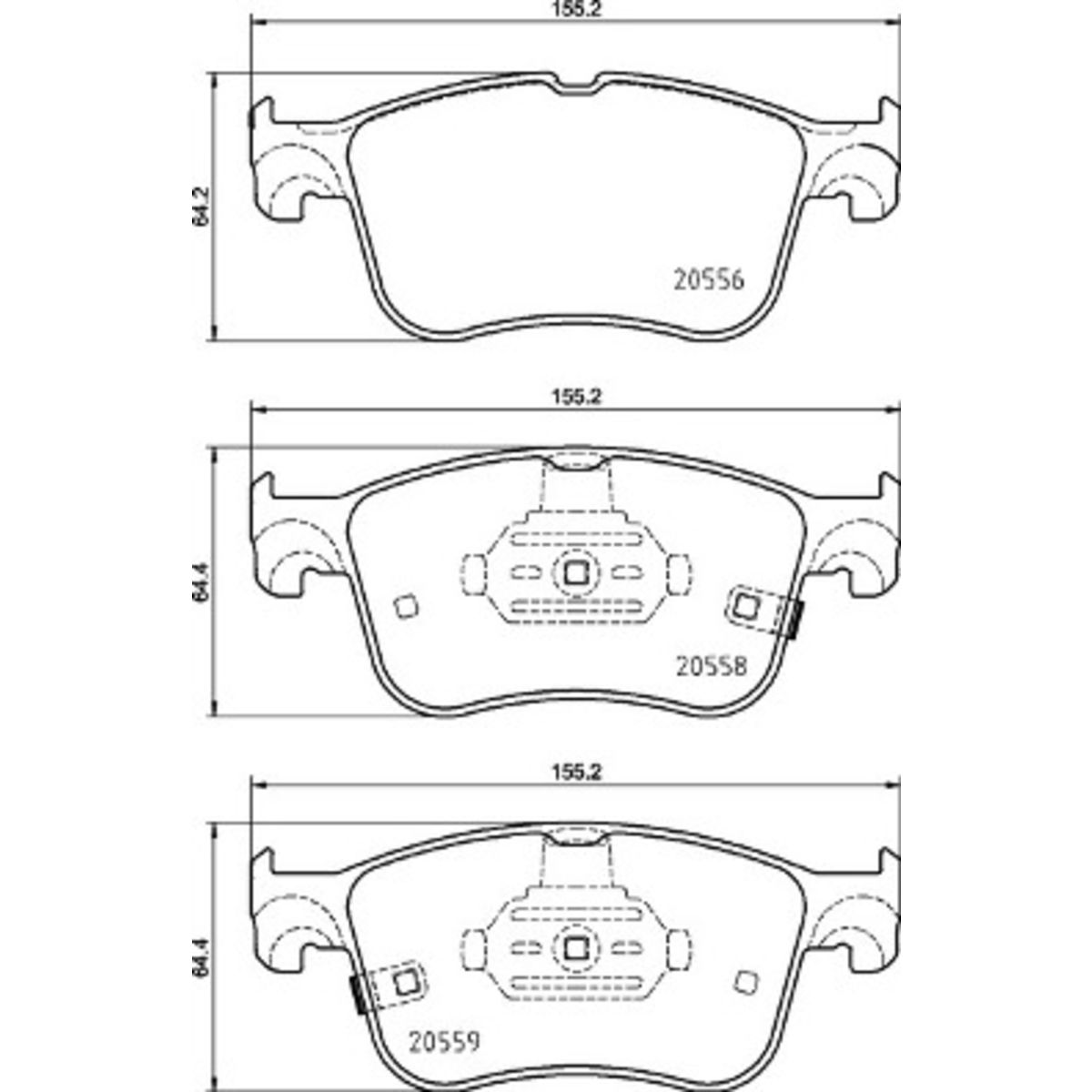 Jarrupalat, levyjarru BREMBO P 24 218