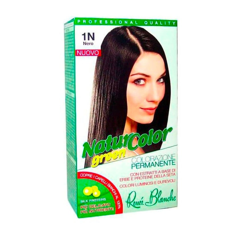 Renee Blanche Hiusväri Pysyvä Luonnollinen Värjäys Natur Color Green1 N Musta