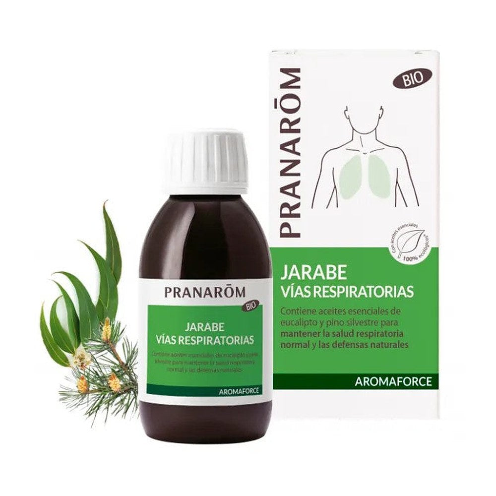 Pranarom Aromaforce -siirappi vie hengitysteiden 150 ml