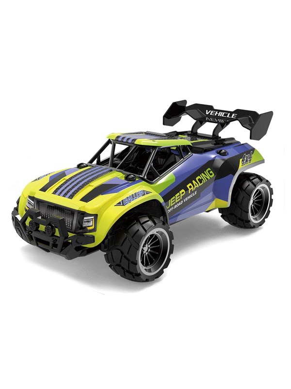 TEC-TOY Jeep Racing - R/C 1:20 2,4G 3,7V Li-ion - Sininen/keltainen