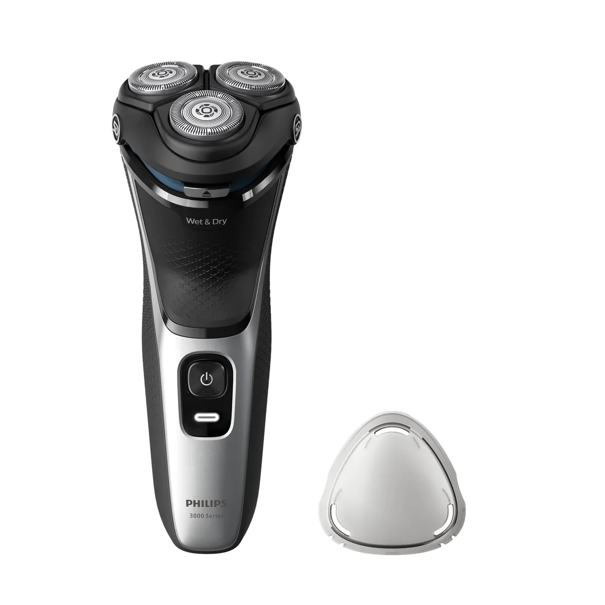 Philips Shaver 3000 Series S3143/00 Wet & Dry -parranajokone, musta ja hopea