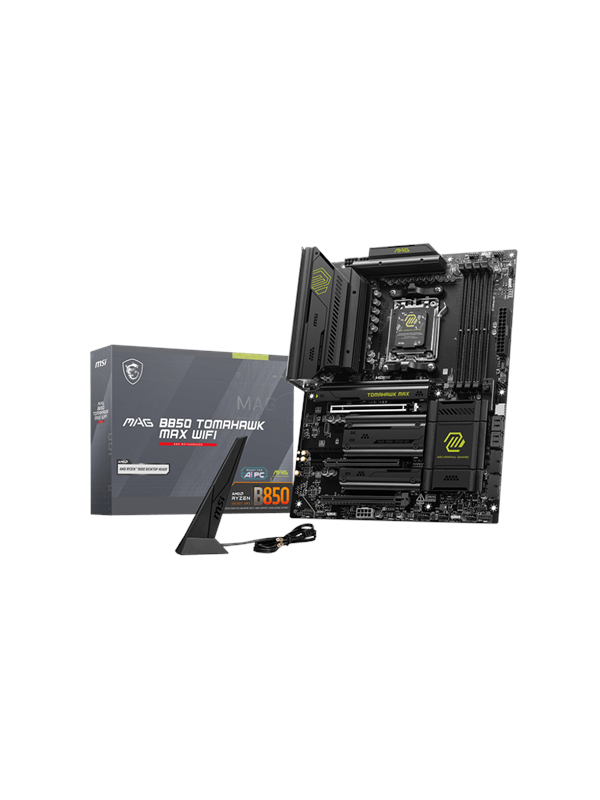 MSI MAG B850 TOMAHAWK MAX WIFI Emolevy - AMD B850 - AMD AM5 - DDR5 RAM - ATX