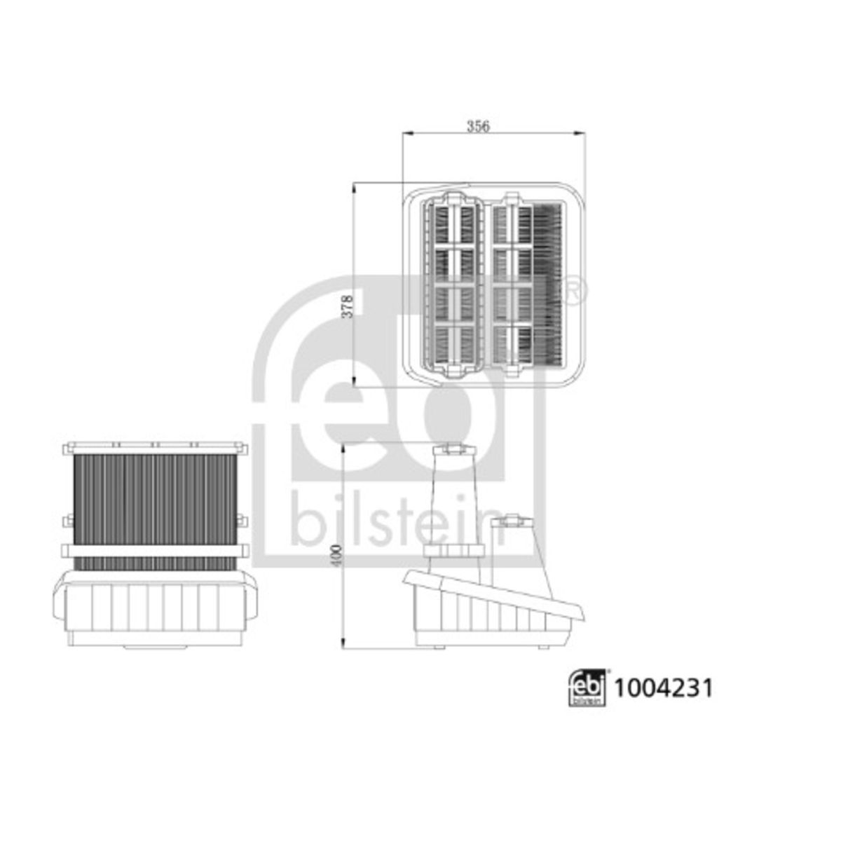 Ilmansuodatin FEBI BILSTEIN 1004231