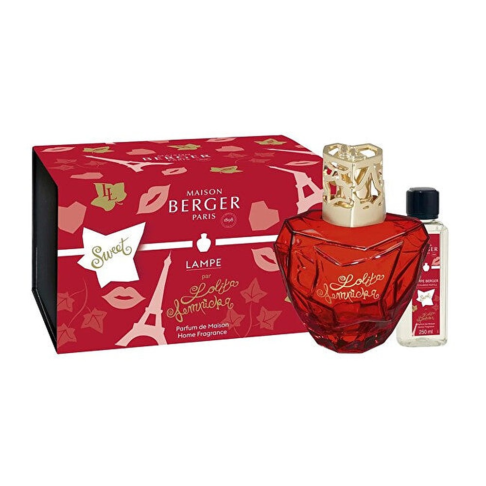 Maison berger paris Lahjasetti katalyyttinen lamppu Lolita Lempicka punainen + täyttö Lolita Lempicka Sweet 250 ml