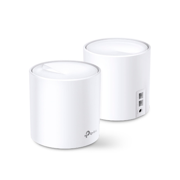 TP-Link Deco X20 -mesh WiFi -järjestelmä, Wi-Fi 6, AX1800, Dual-band, 2 kpl, valkoinen