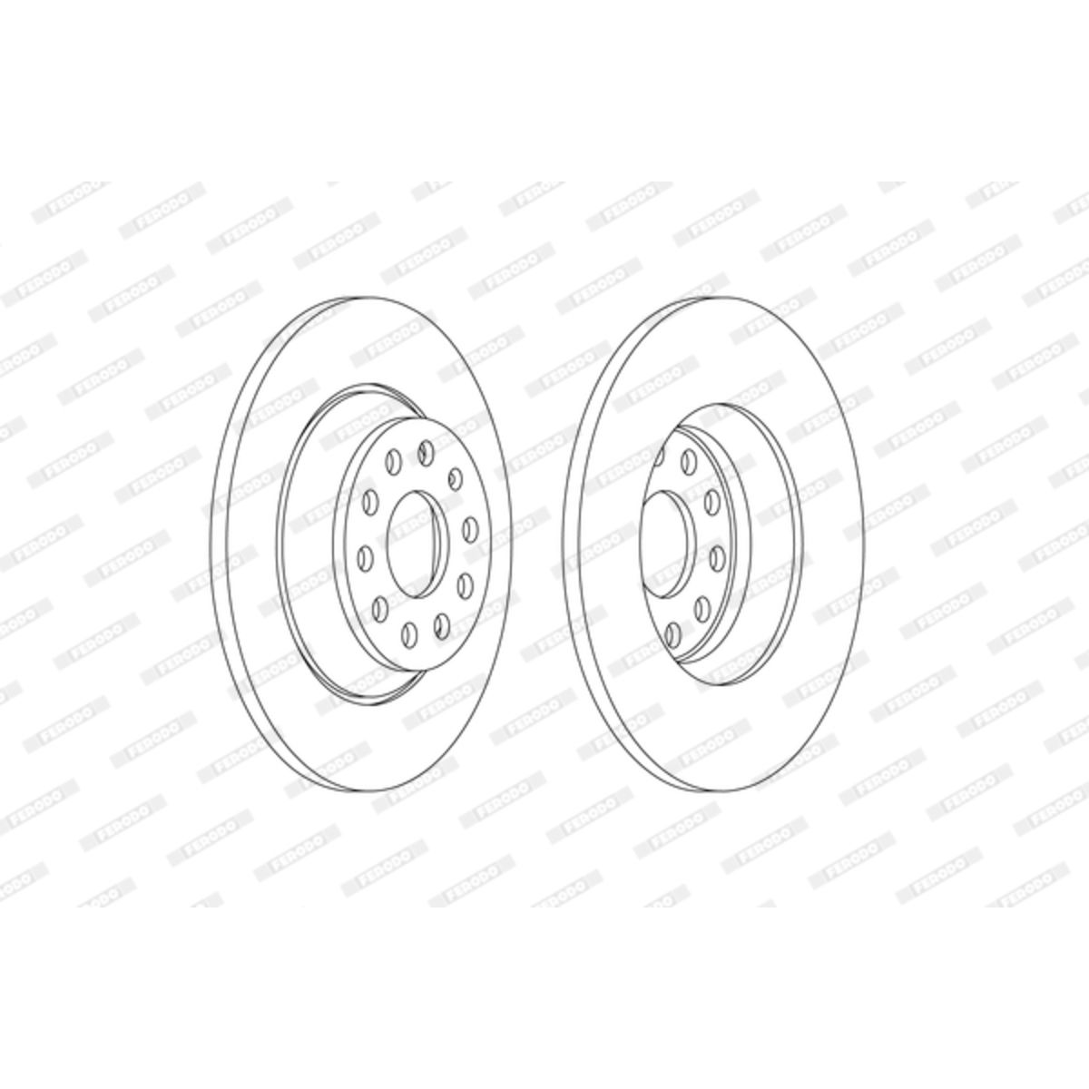 Jarrulevy FERODO DDF2506C