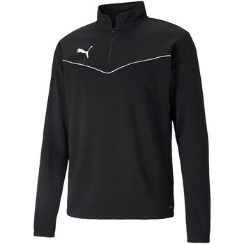 PUMA Urheilullinen collegepaita 'TeamRise'  musta / valkoinen