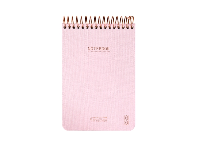 KOZO Premium Notebook A6 D. Pinkki