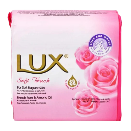 Lux Soft Touch French Rose Soap Bar 80 g - 3 Pcs
