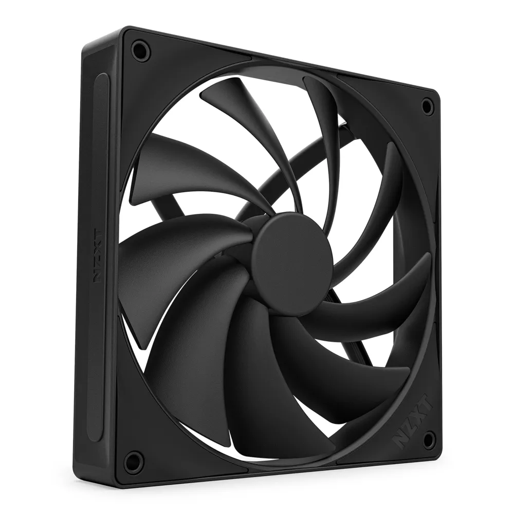 NZXT F140Q Quiet Airflow 140 mm PWM -kotelotuuletin - Musta