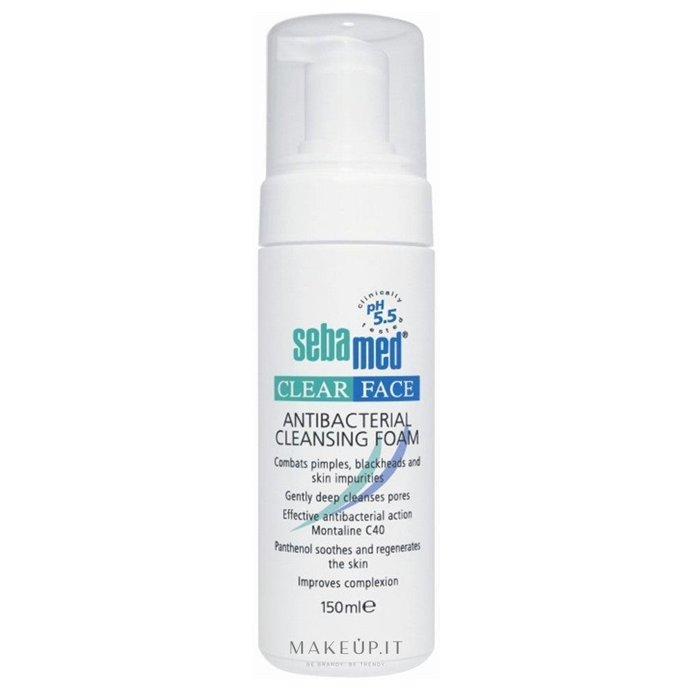 Sebamed Transparent Antibakteerinen kasvojen puhdistusvaahto - 150 ml