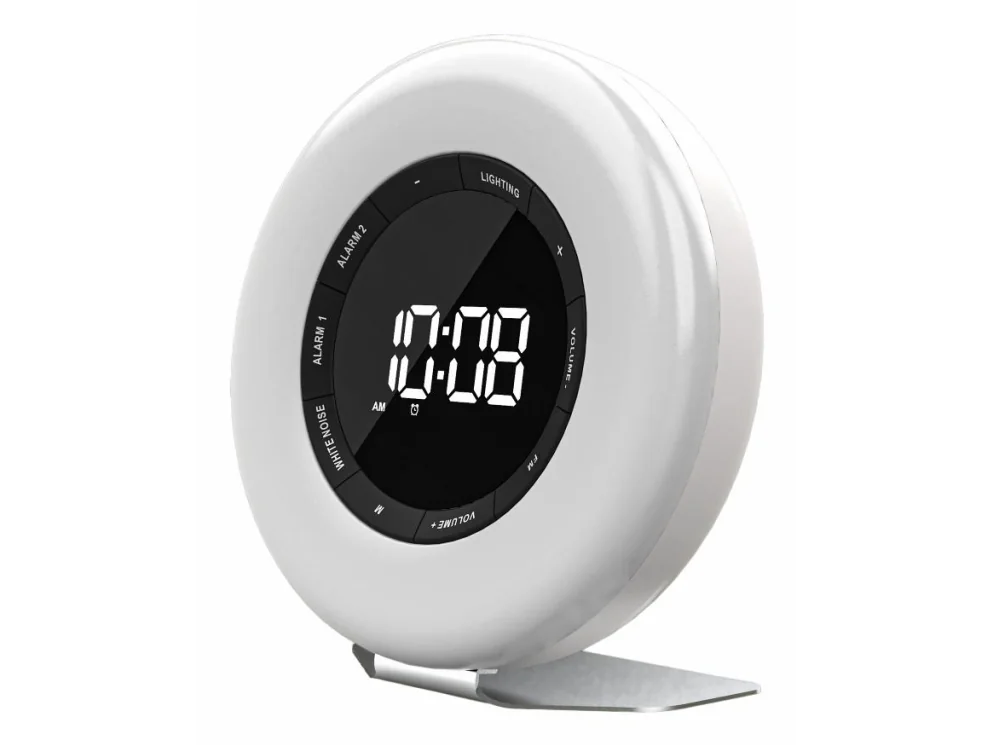 Denver CRL-342, Henkilökohtainen, FM, LED, Valkoinen, USB Type-C, Valkoinen
