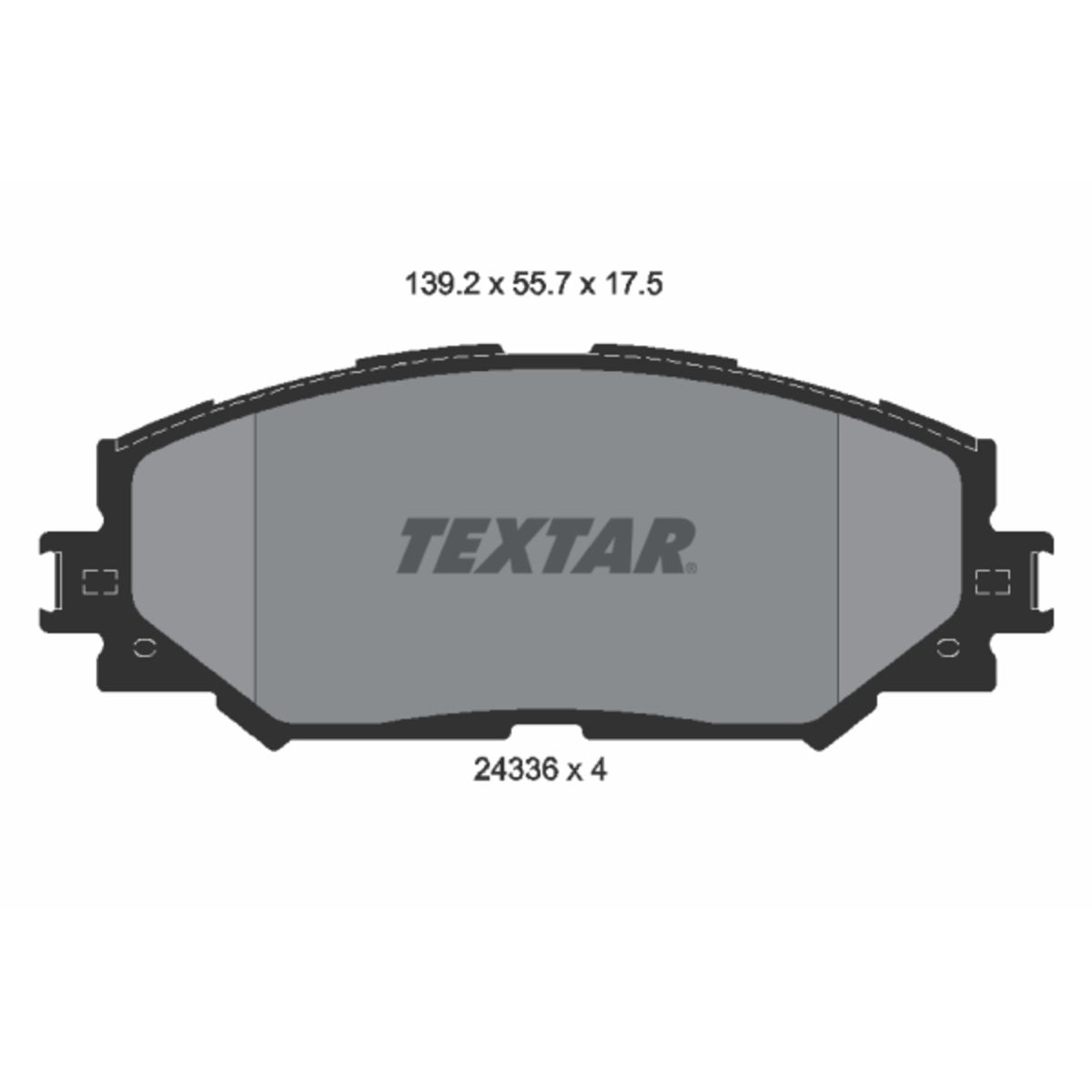 Jarrupalat, levyjarru TEXTAR 2433601