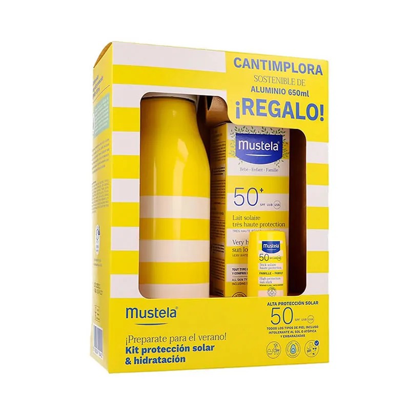 Mustela Aurinkovoide SPF50+ 100 ml, 3 kpl:n setti