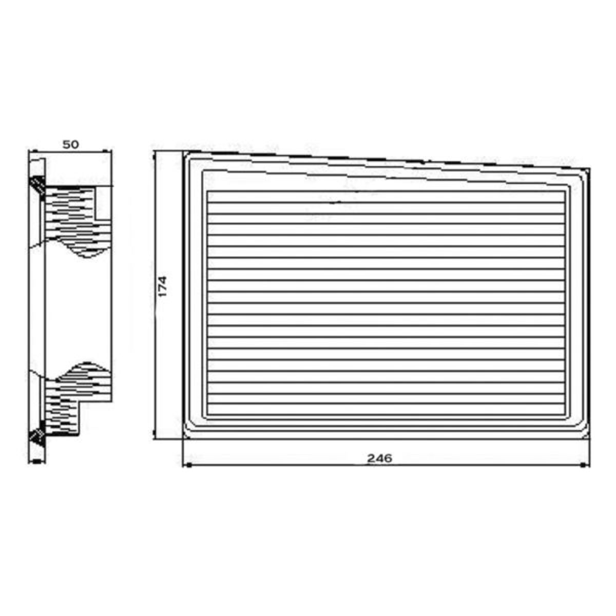 Ilmansuodatin FEBI BILSTEIN 101665