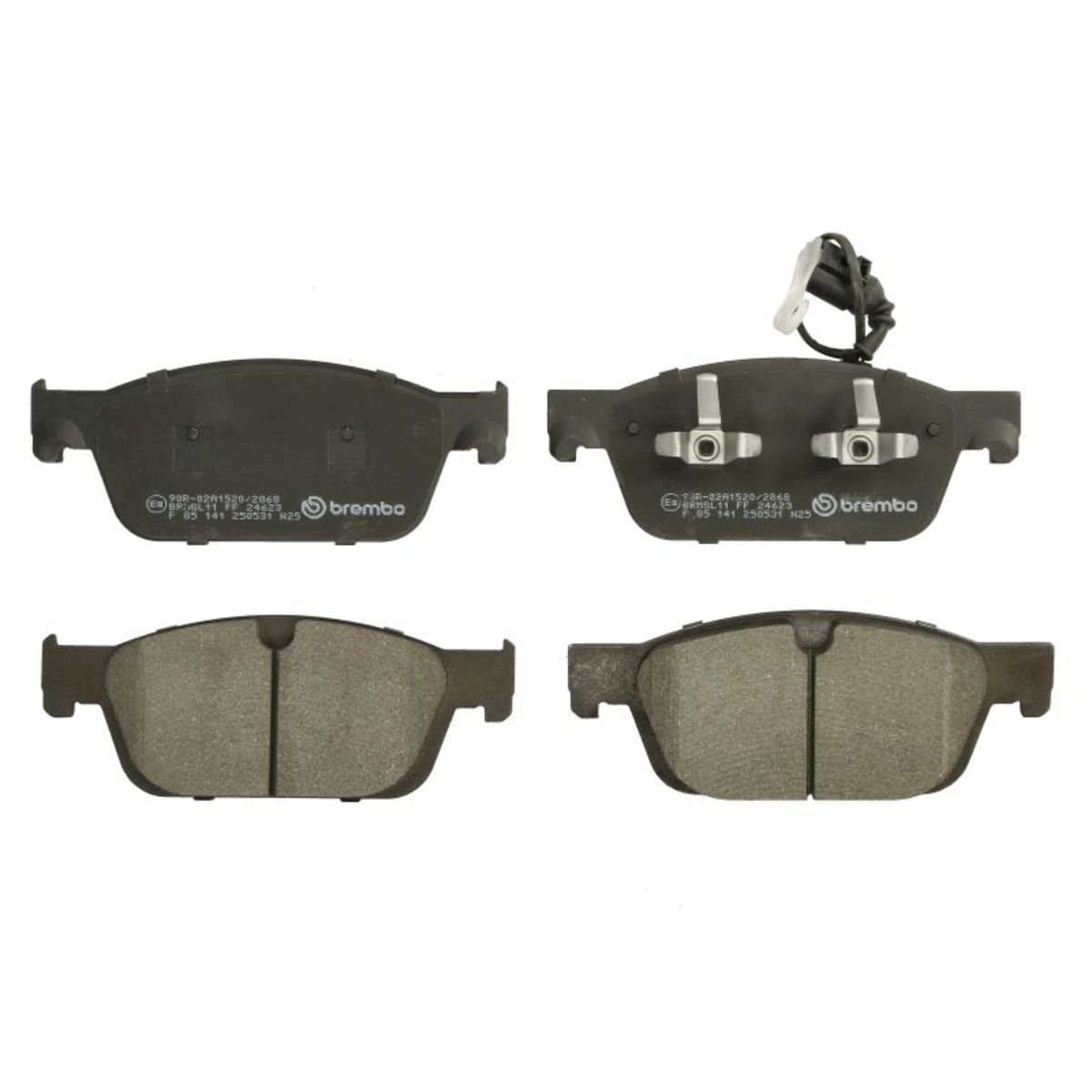 Jarrupalat, levyjarru BREMBO P 85 141