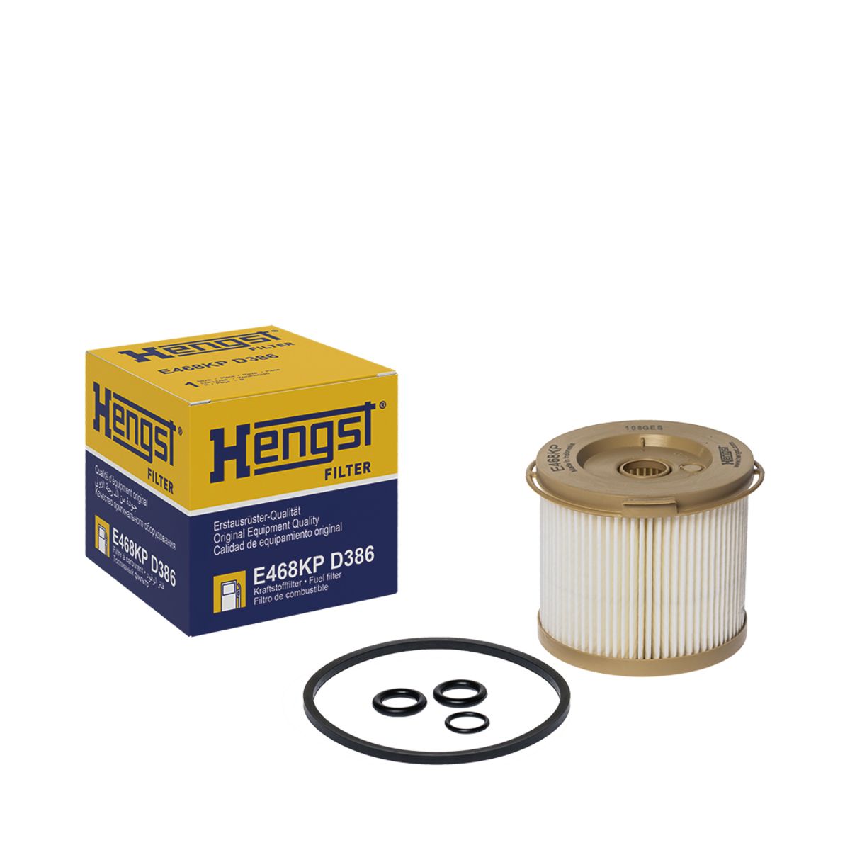 Polttoainesuodatin HENGST FILTER E468KP D386