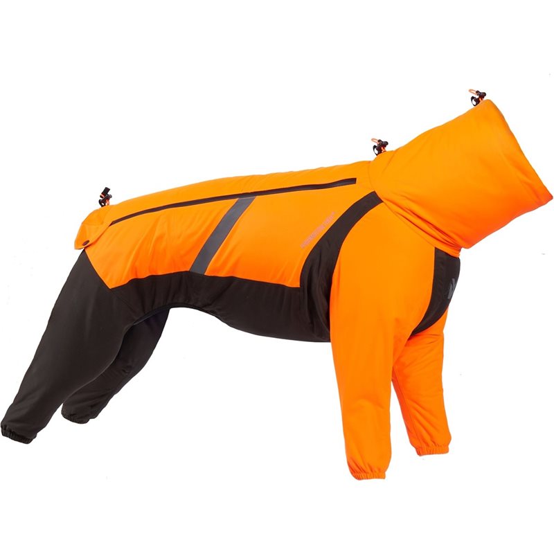 Non-stop dogwear Fjord Overall Raincoat Orange/Black - 65