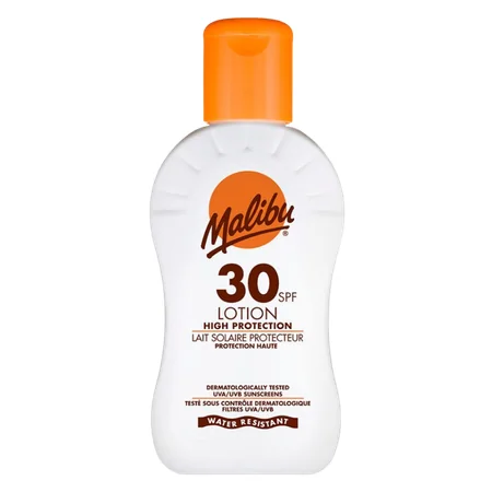 Malibu SPF 30 Korkea Suoja Vedenkestävä Aurinkovoide - 100 ml