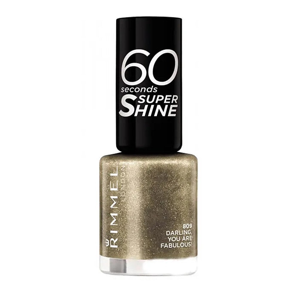 Rimmel 60 Seconds Super Shine - kynsilakka 8 ml 809 Darling Olet upea
