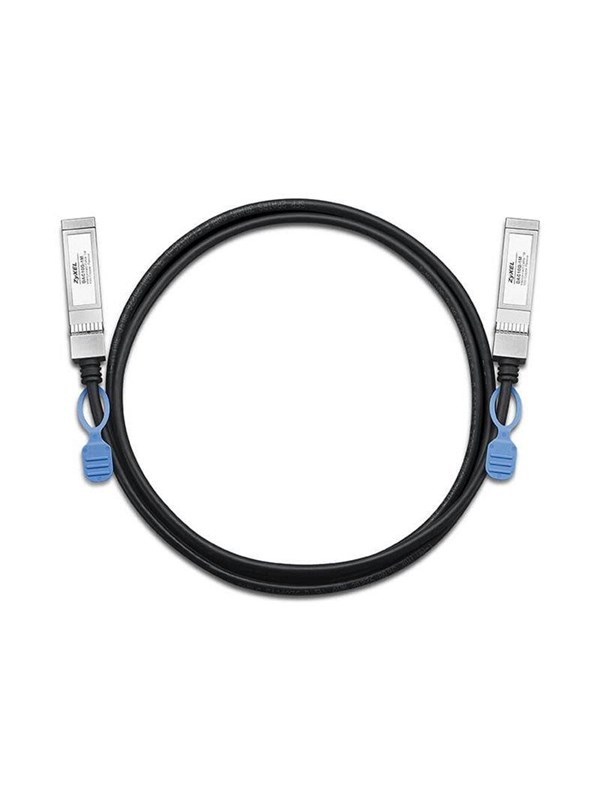 ZYXEL DAC10G-1M - 10 Gigabitin suorakytkentäkaapeli, Musta