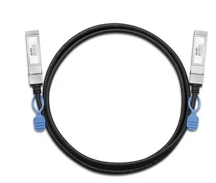 ZYXEL DAC10G-1M - 10 Gigabitin suorakytkentäkaapeli, Musta
