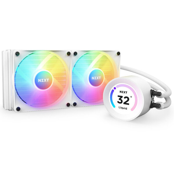 NZXT Kraken Elite 240 White RGB - CPU Vesijäähdytys - Max 31 dBA